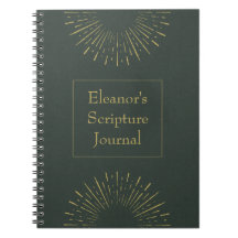 Personlig Vintage Skriptformat Journal