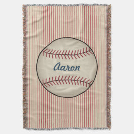 Personlig Vintage Sports Baskeball Throw Blanket Mysfilt