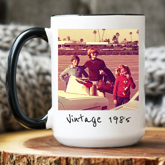 Personlig Vintage Stil Mamma Pappa Mormor Farfar Kaffemugg