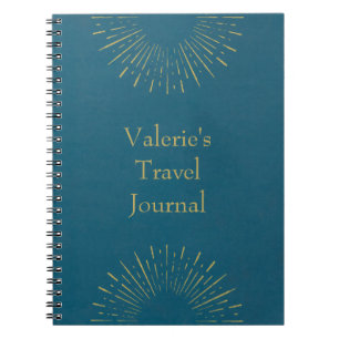 Personlig Vintage Stil Travel Journal Anteckningsbok