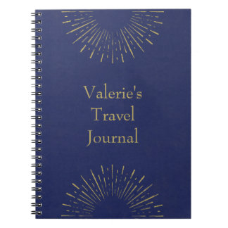 Personlig Vintage Stil Travel Journal Anteckningsbok