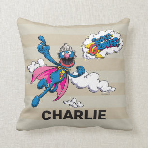 Personlig Vintage Super Grover Kudde