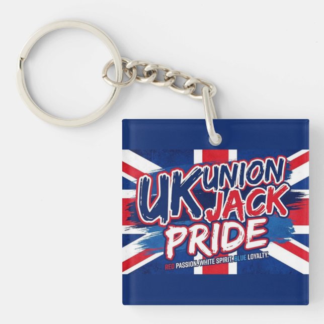 Personlig vintage Union Jack brittisk flagg (Framsidan)