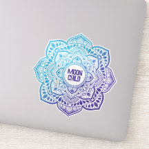 Personlig vinyldekal Luna Mandala