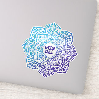 Personlig vinyldekal Luna Mandala Klistermärken