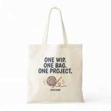 Personlig virkad projektväska