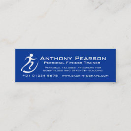 Personlig visitkort för instruktörblåttbefordran