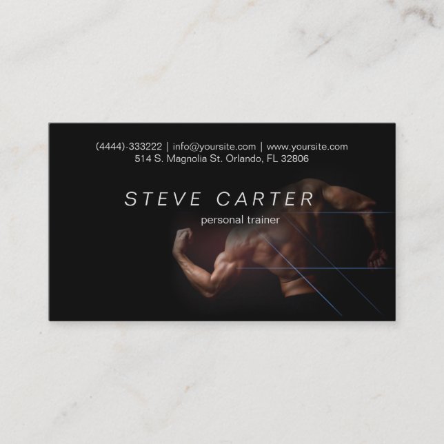 Personlig visitkort för klubb för (Framsida)