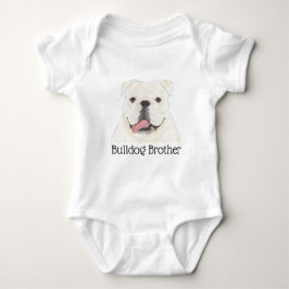 Personlig vit engelsk bulldog hund t shirt