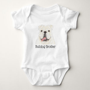 Personlig vit engelsk bulldogg hund t shirt