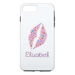 Personlig Vit Läppar med enkelt färgämne