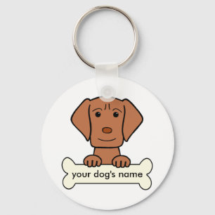 Personlig Vizsla Nyckelring