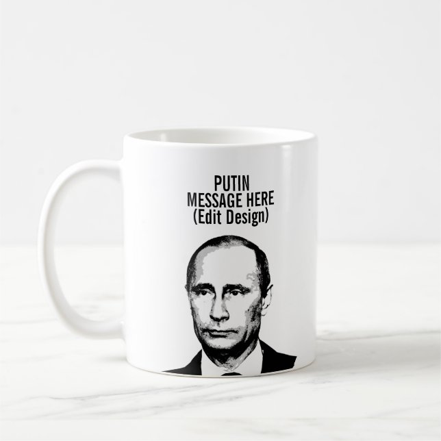 PERSONLIG VLADIMIR PUTIN KAFFEMUGG (Vänster)