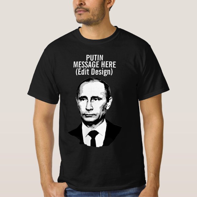 PERSONLIG VLADIMIR PUTIN T SHIRT (Framsida)