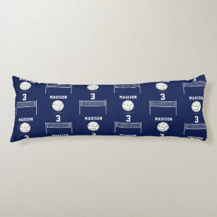 Personlig Volleyball Boll & Net Mönster Kroppskudde