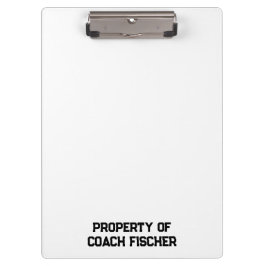 Personlig Volleyball Clipboard