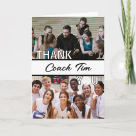 Personlig Volleyball Coach Bild Tack Kort