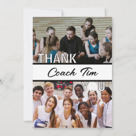 Personlig Volleyball Coach Bild Tack Kort