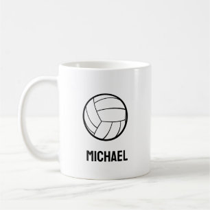 Personlig Volleyball,Gift för Volleyball Player Kaffemugg