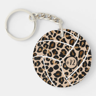 Personlig Volleyball Gift Idea, Leopard