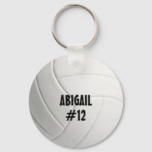 Personlig Volleyball Keychain Nyckelring