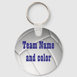 Personlig Volleyball Keychain Nyckelring