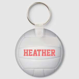 Personlig Volleyball Keychain Nyckelring