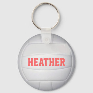 Personlig Volleyball Keychain Nyckelring