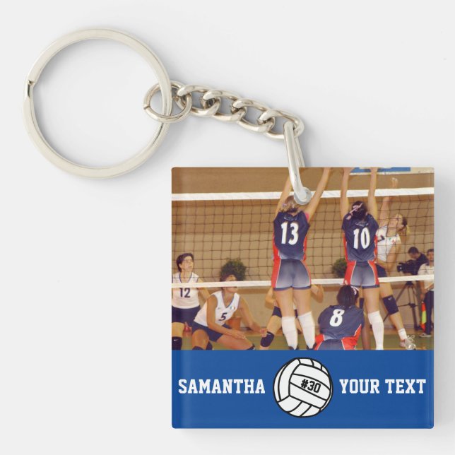 Personlig Volleyball Photo Namn Team # (Framsidan)