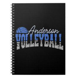 Personlig Volleyball Player ADD NAMN Team Champ Anteckningsbok