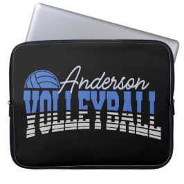 Personlig Volleyball Player ADD NAMN Team Champ Laptop Fodral