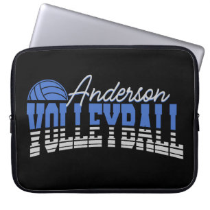Personlig Volleyball Player ADD NAMN Team Champ Laptop Fodral