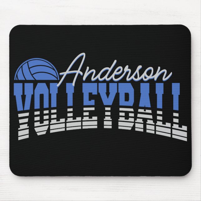 Personlig Volleyball Player ADD NAMN Team Champ Musmatta (Framsidan)