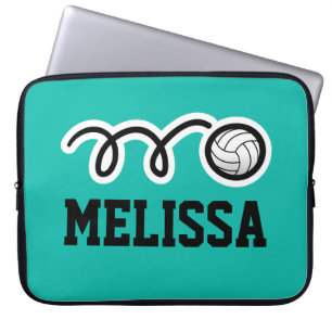 Personlig volleyball sport Neoprene 15 tum Laptop Fodral