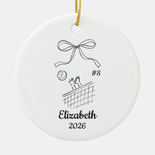 Personlig volleyboll ornament ungdomsvolleyboll