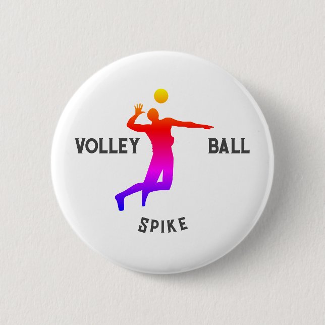 Personlig Volleybollpresent För Pojkar & Flickor Knapp (Framsida)