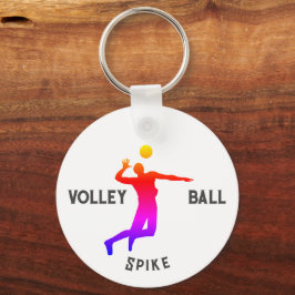 Personlig Volleybollpresent För Pojkar & Flickor Nyckelring