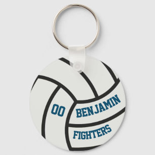 Personlig Volleybollpresent För Pojkar & Flickor Nyckelring