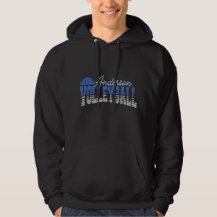 Personlig volleybollspelare LÄGG TILL NAMN Teammäs Hoodie