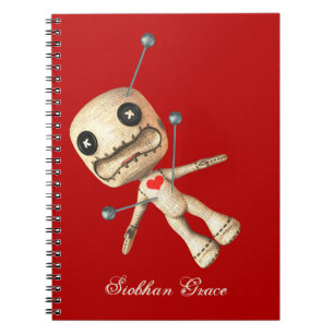 Personlig Voodoo Doll och Stift Anteckningsbok