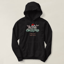 Personlig Vuxen jul Hoodie