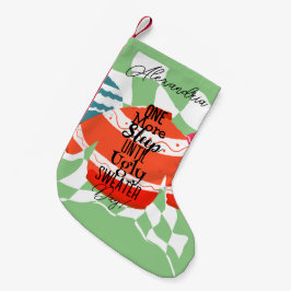 Personlig Vuxen jul Liten Julstrumpa