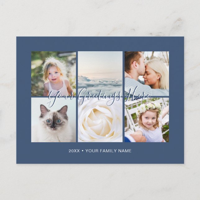 Personlig vykort med 6 bilder från Universal Greet (Framsida)