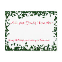 Personlig-vykort med ditt familjefoto