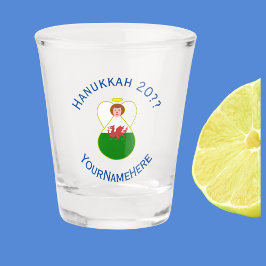Personlig walesisk ängel Hanukkah-flagga