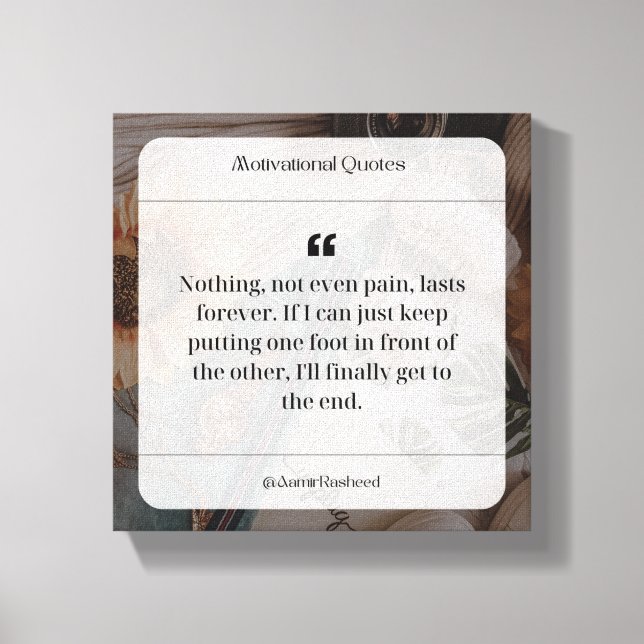 Personlig Wall Art-design som talar för dig Canvastryck (Framsida)