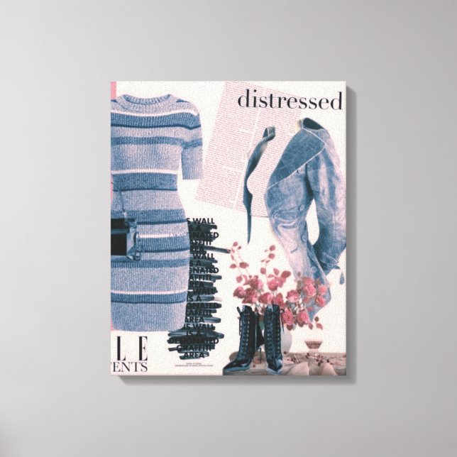 Personlig Wall Art: Gift med Kärlek Canvastryck (Framsida)