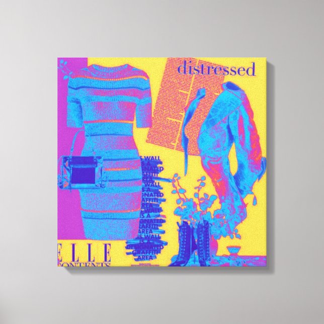 Personlig Wall Art: Gift med Kärlek Canvastryck (Framsida)