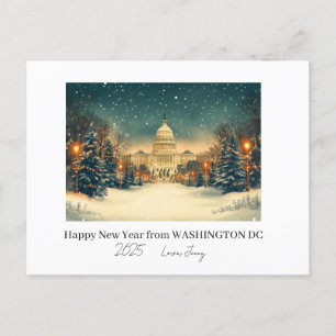 Personlig Washington DC - nyårslösning Helgdag Helg Vykort