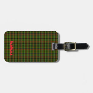 Personlig Watch Tartan Play Classic Blue Bagagebricka